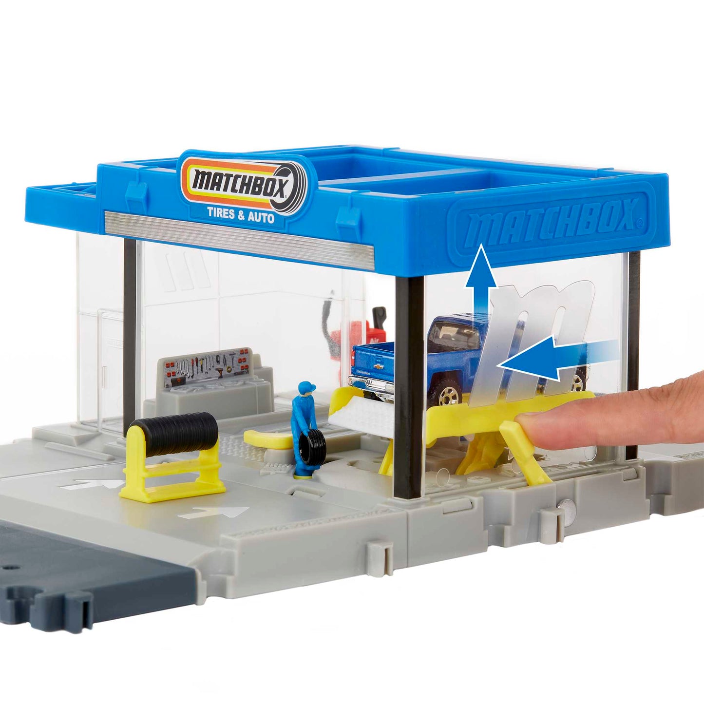 Matchbox Conjunto de Brinquedo A??o Oficina Mecanica