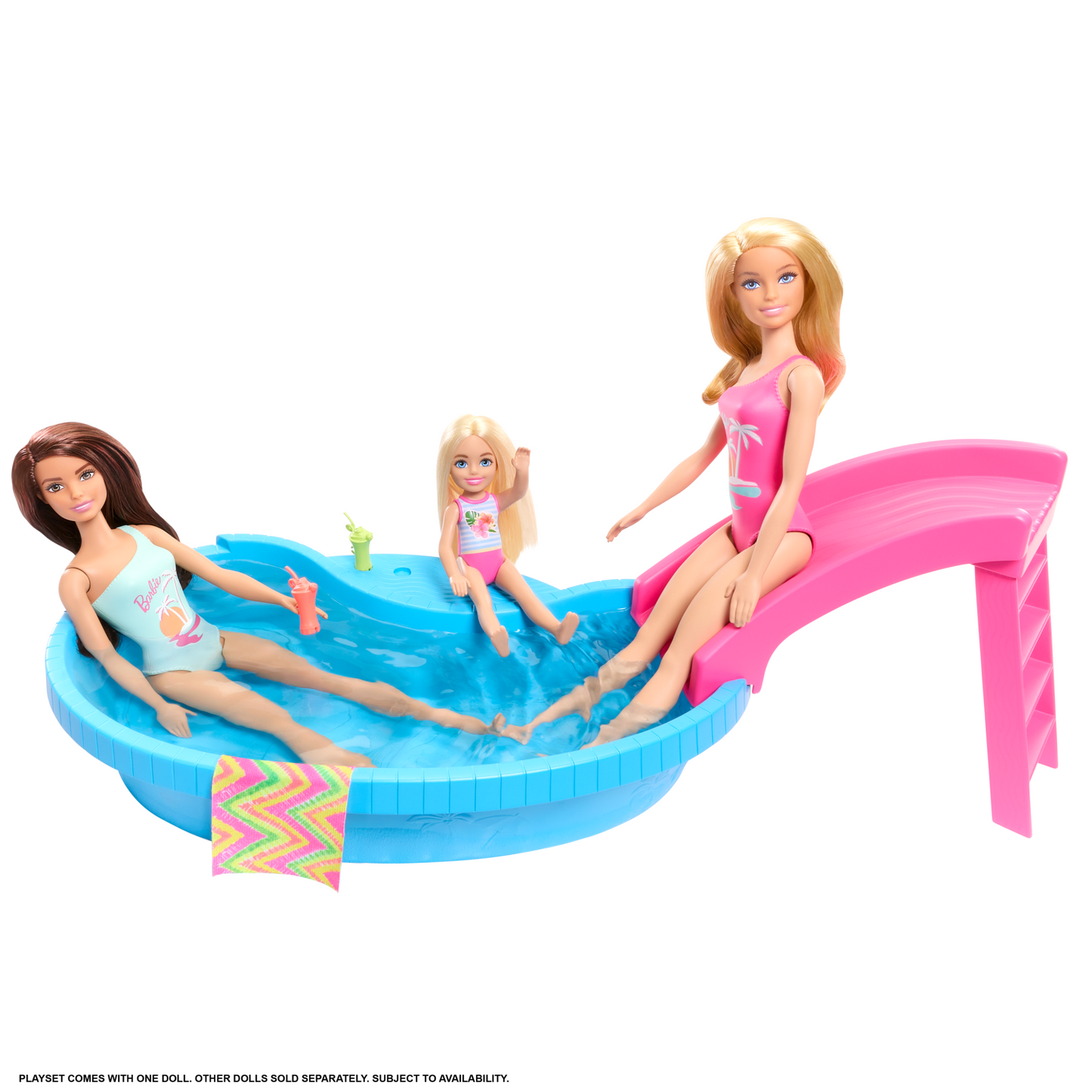 Barbie Conjunto de Brinquedo Piscina Glam com Boneca Mai? Rosa