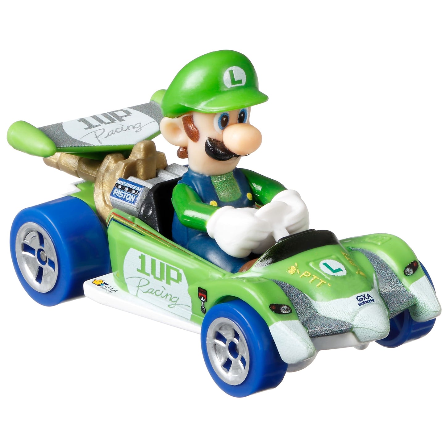 Hot Wheels Mario Kart Ve¨ªculo de Brinquedo Luigi Circuito Especial
