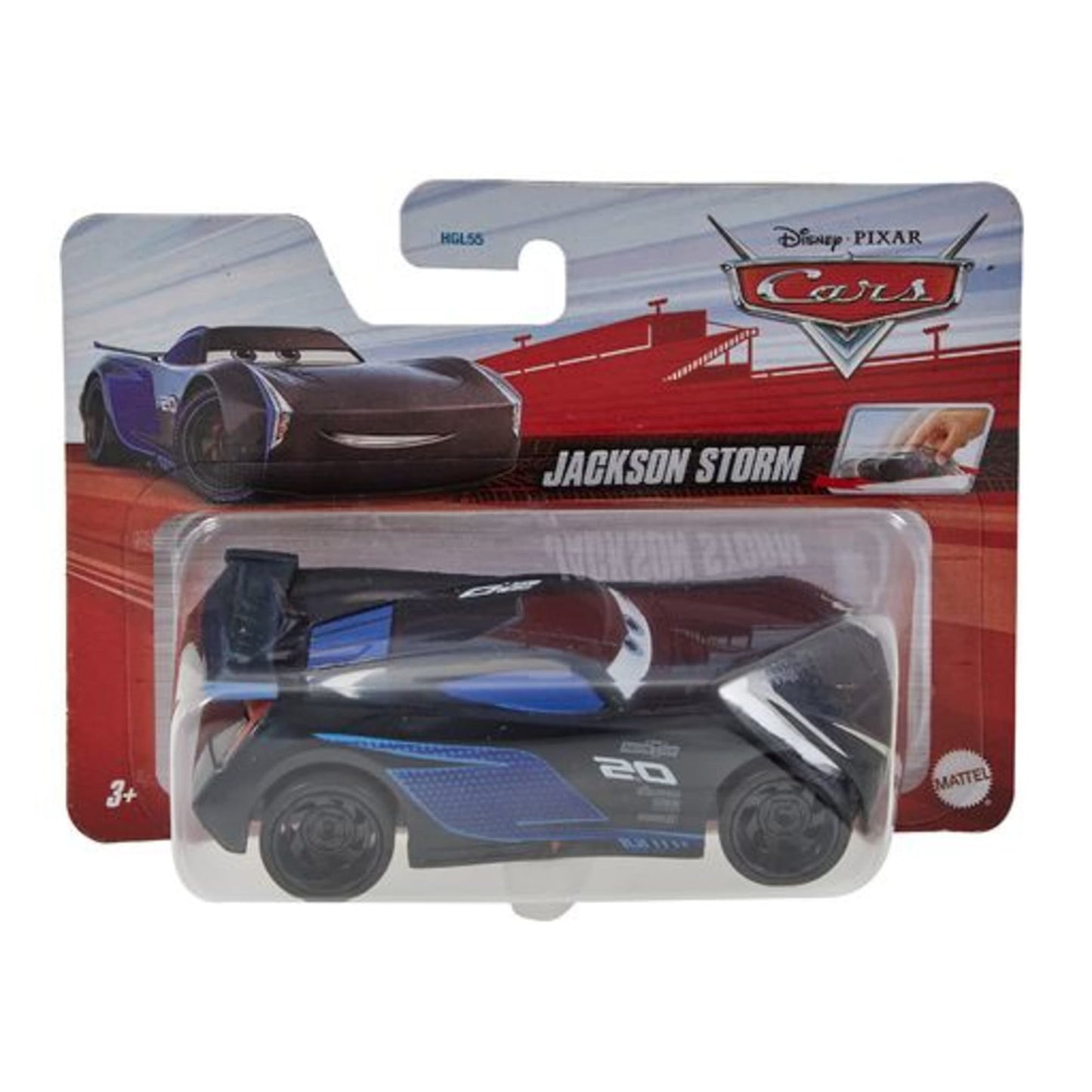 Carros da Disney e Pixar Pullback Ve¨ªculo de Brinquedo Jackson Storm