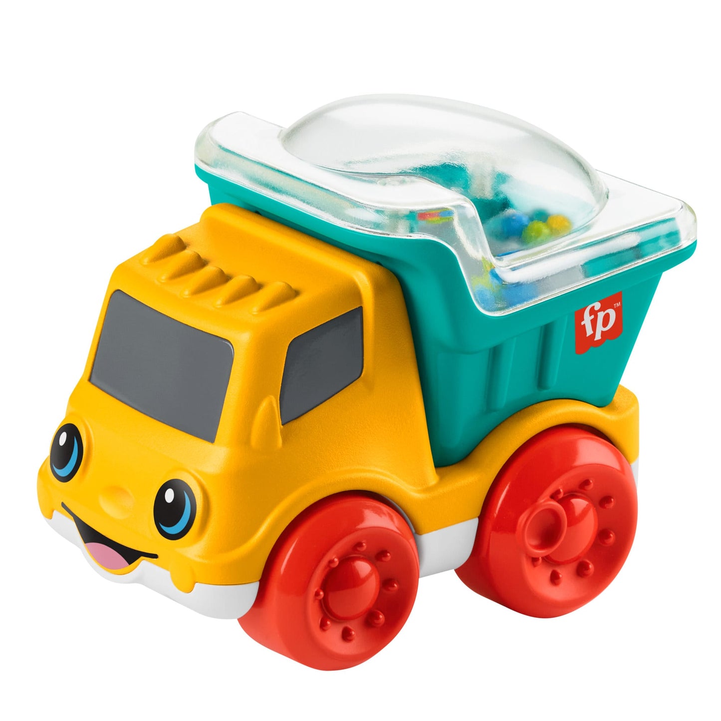 Fisher-Price  Camion-Benne Roulis-Boulis, Jouet ¨¤ Pousser Avec Perles