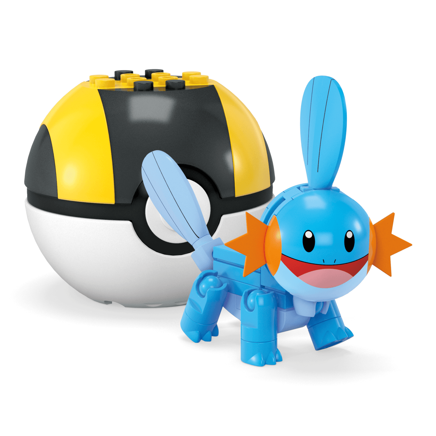 MEGA Pok¨¦mon Mudkip Building Toy Kit, Poseable Action Figure (31 Pieces) For Kids