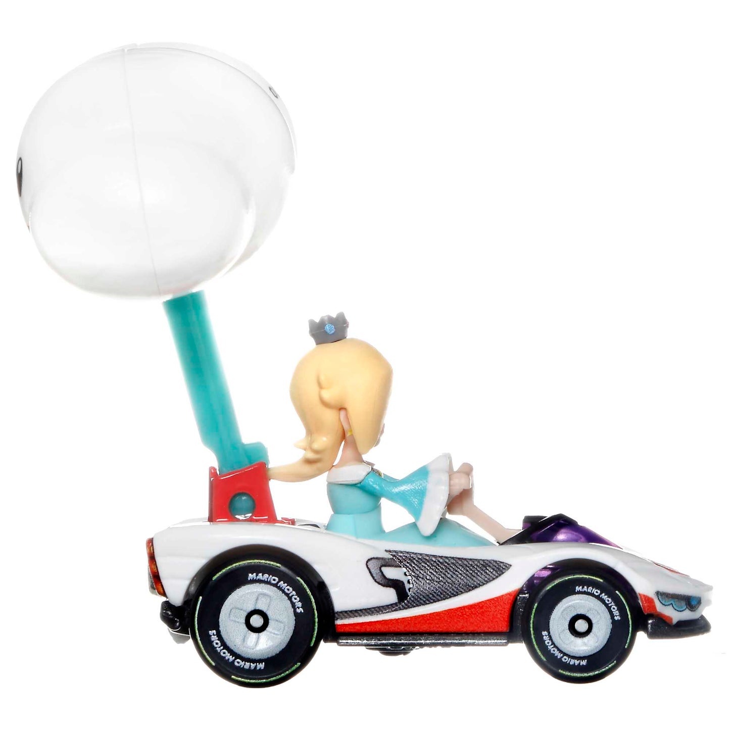 Hot Wheels Mario Kart Veh¨ªculo de Juguete Rosalina P-Wing con Cloud Glider