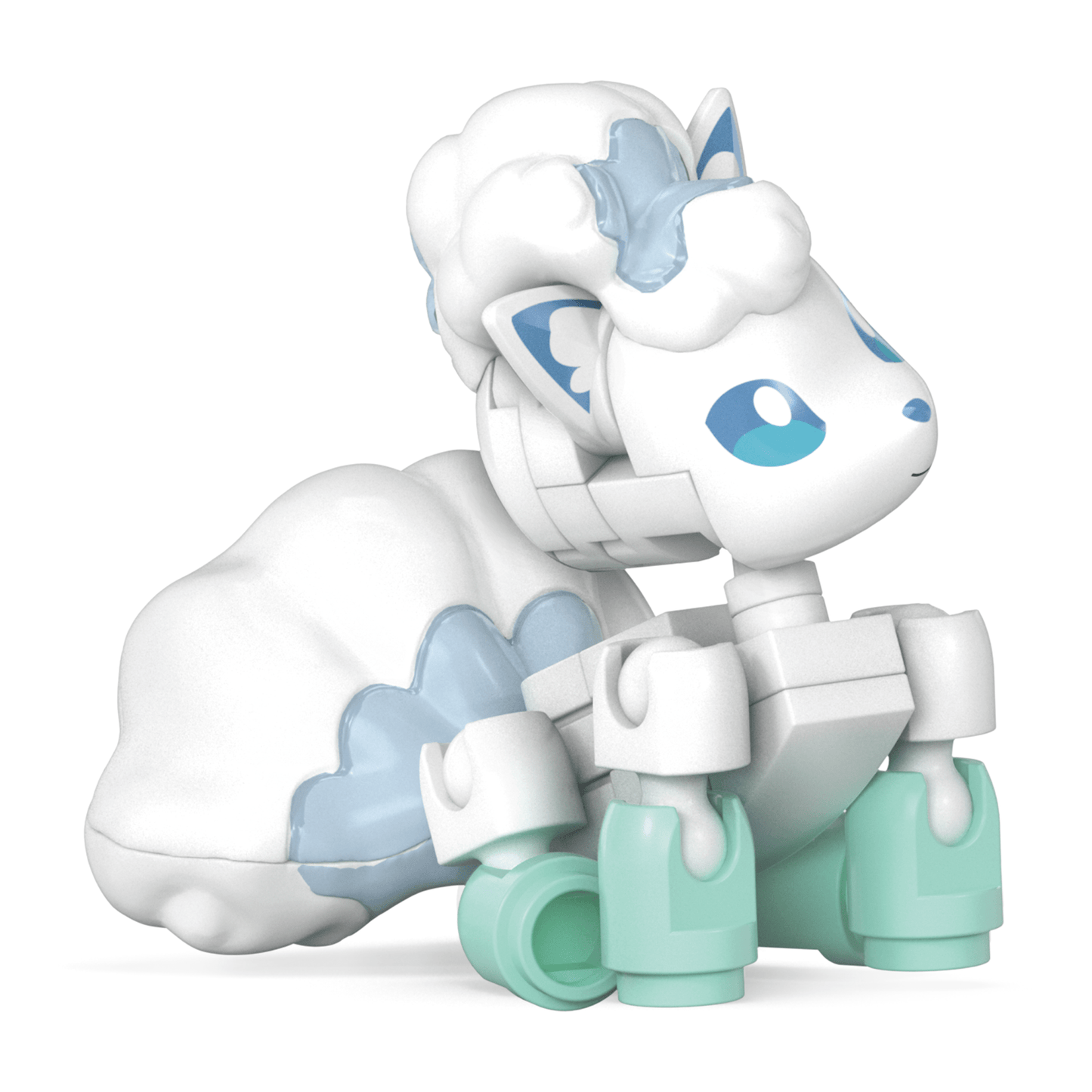 MEGA Pok¨¦mon Alolan Vulpix Building Toy Kit, Poseable Action Figure (28 Pieces) For Kids