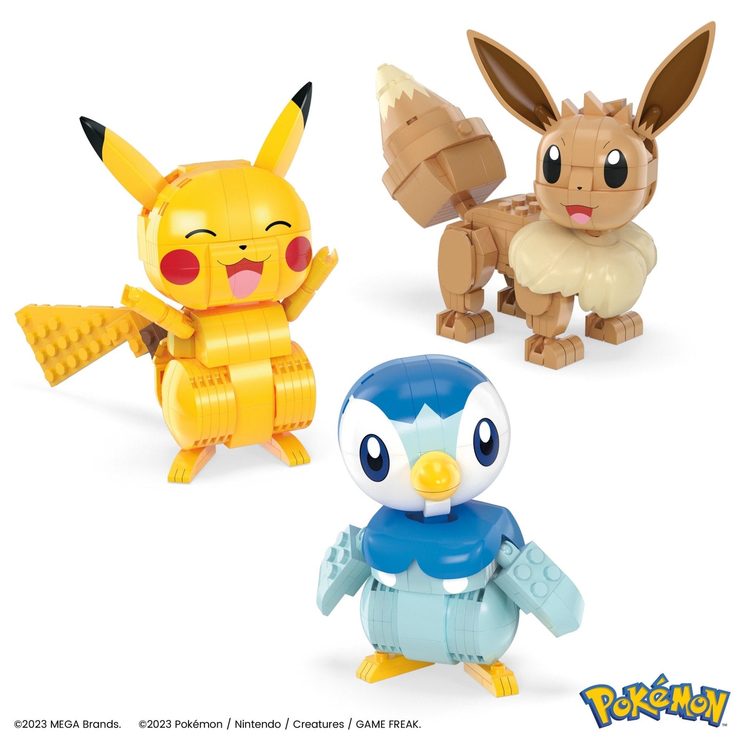 Mega  Pok¨¦mon  Trio Construction et Pr¨¦sentation, 3Fig., 83Pces