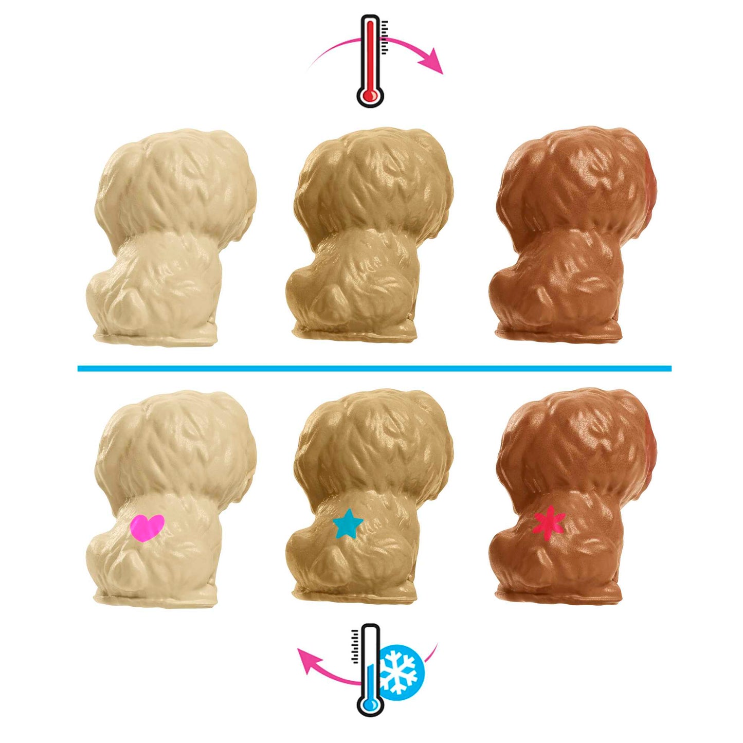 Barbie Set de Juego Cachorros Reci¨¦n Nacidos
