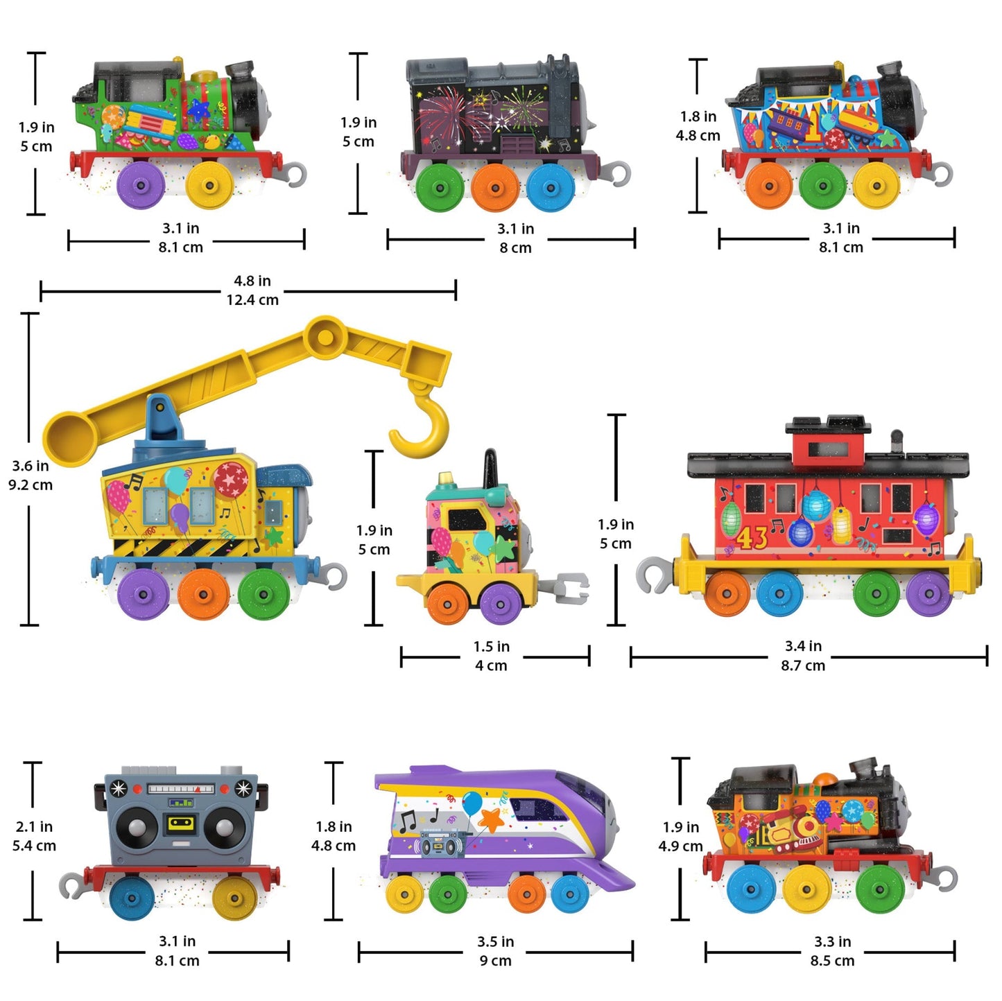 Thomas & Friends Thomas¡¯ 7 Days Of Surprises Gift Set Of Diecast Toy Trains & Vehicles, 10 Pieces
