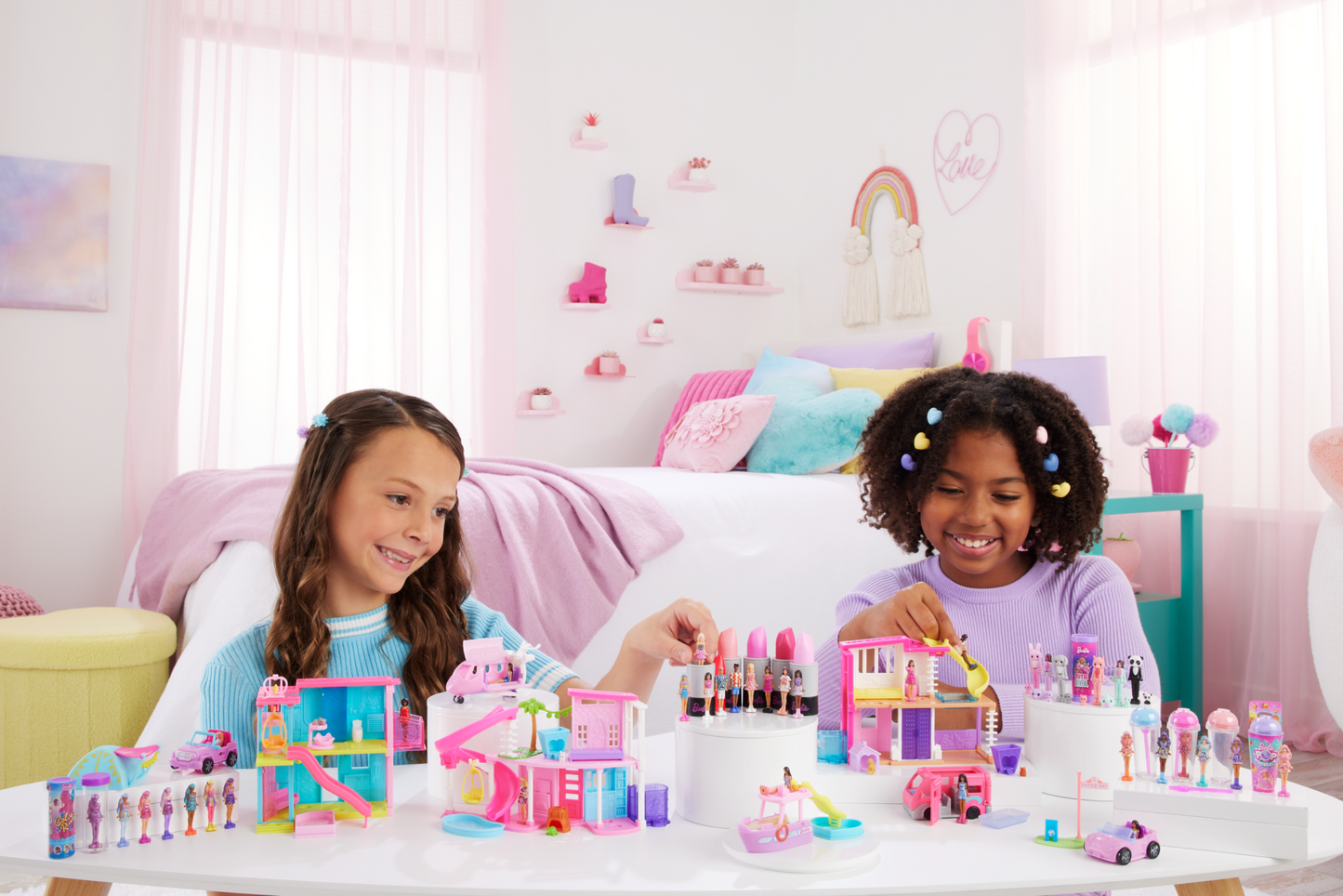 Barbie-Avion de R¨ºve Mini-Barbieland-Coffret Avec Avion et Poup¨¦e
