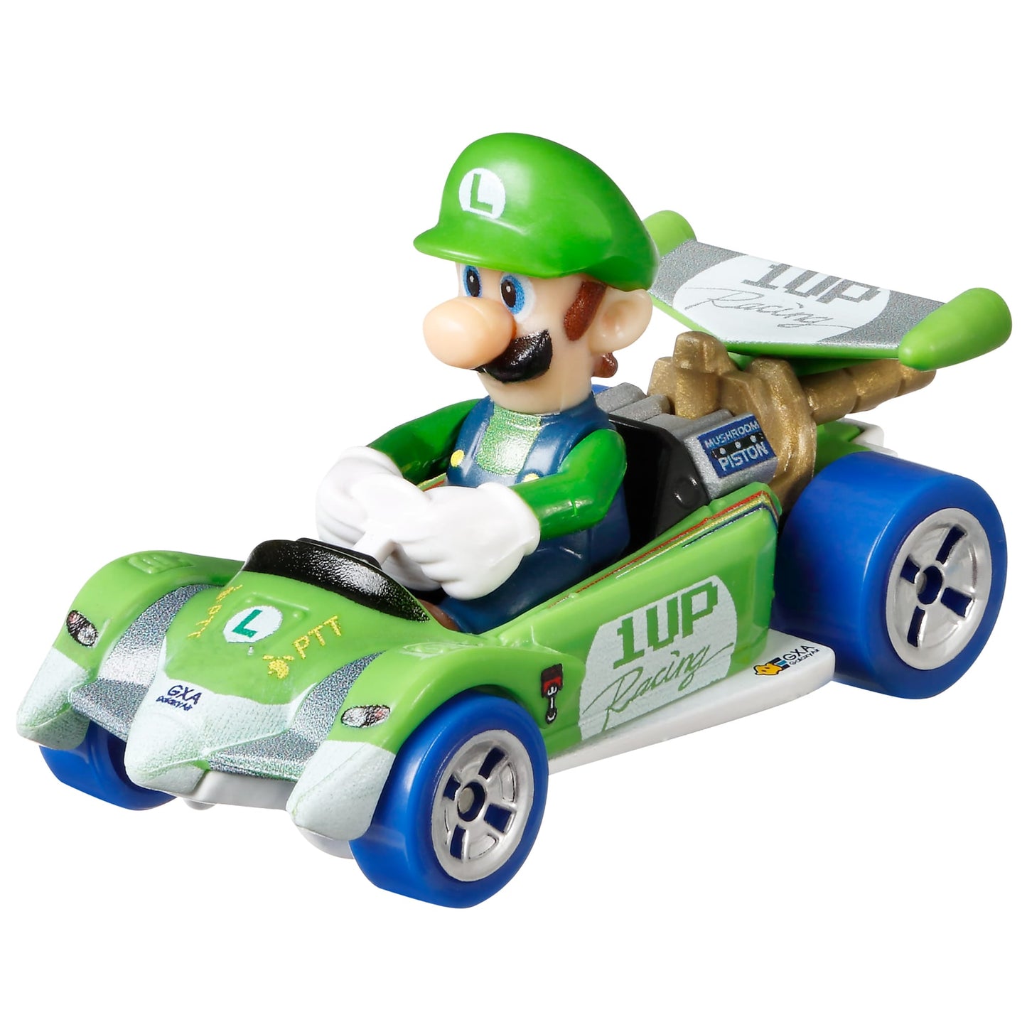 Hot Wheels Mario Kart Veh¨ªculo de Juguete Luigi Circuito Especial