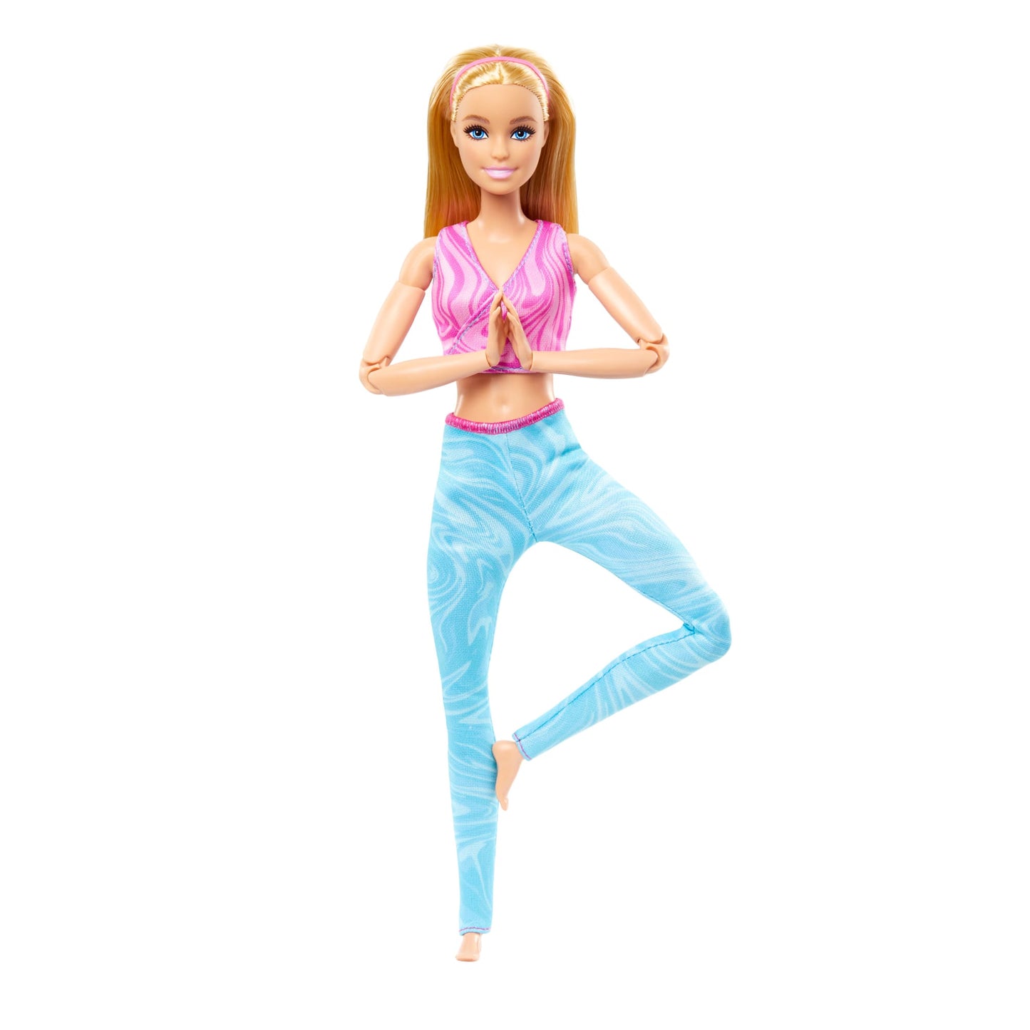 Barbie Made To Move Fashion Doll, Blonde Wearing Removable Sports Top & Pants, 22 Bendable ¡°Joints¡±