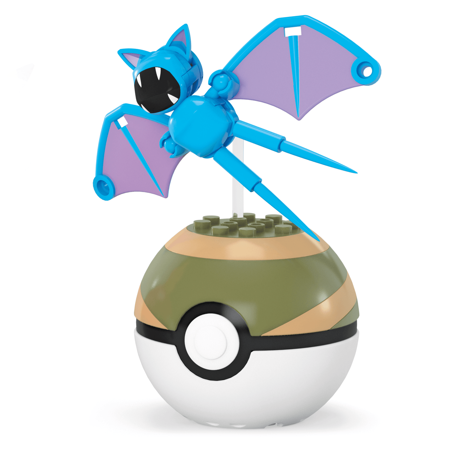 MEGA Pok¨¦mon Pikachu & Zubat Building Toy Kit, 2 Action Figures (40 Pieces) For Kids