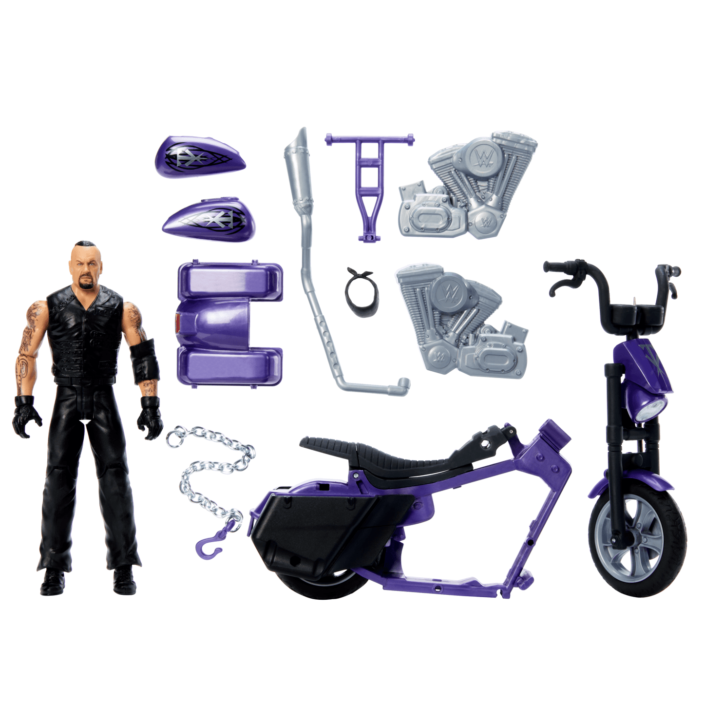 Wwe  Wrekkin¡¯  V¨¦hicule et Fig.  Boneyard Slamcycle et Undertaker