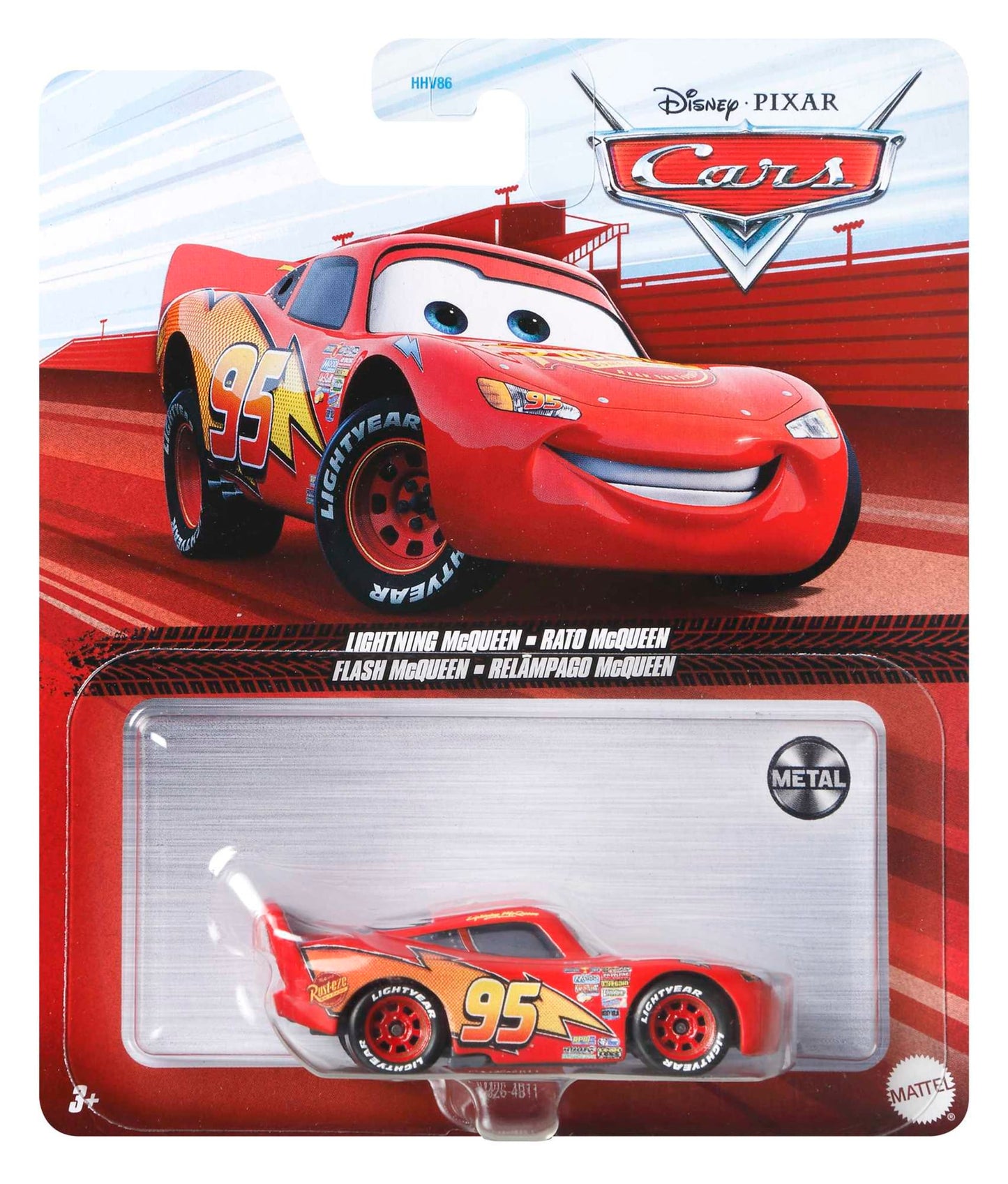 Carros da Disney e Pixar Diecast Ve¨ªculo de Brinquedo Relampago McQueen