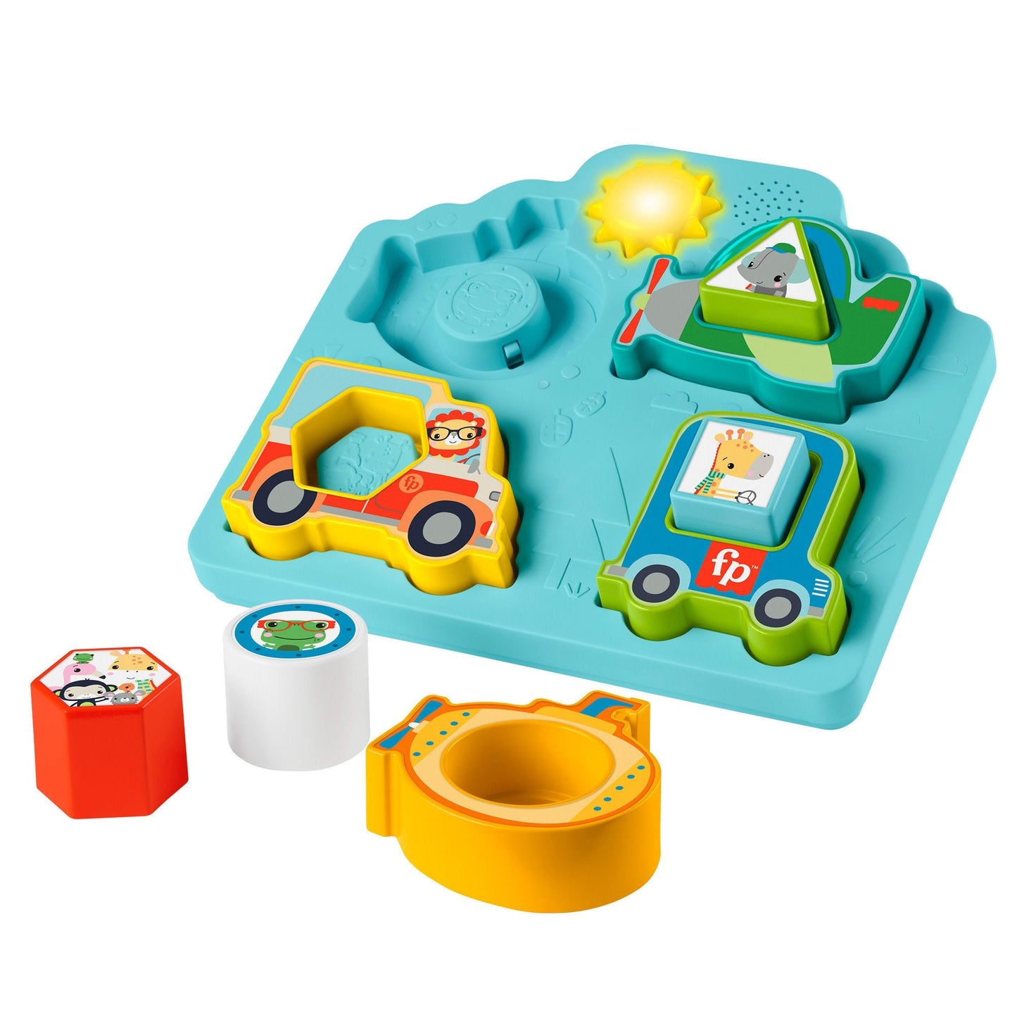 Fisher-Price Casse-T¨ºte V¨¦hicules, Formes et Sons, Musique et Lumi¨¨res