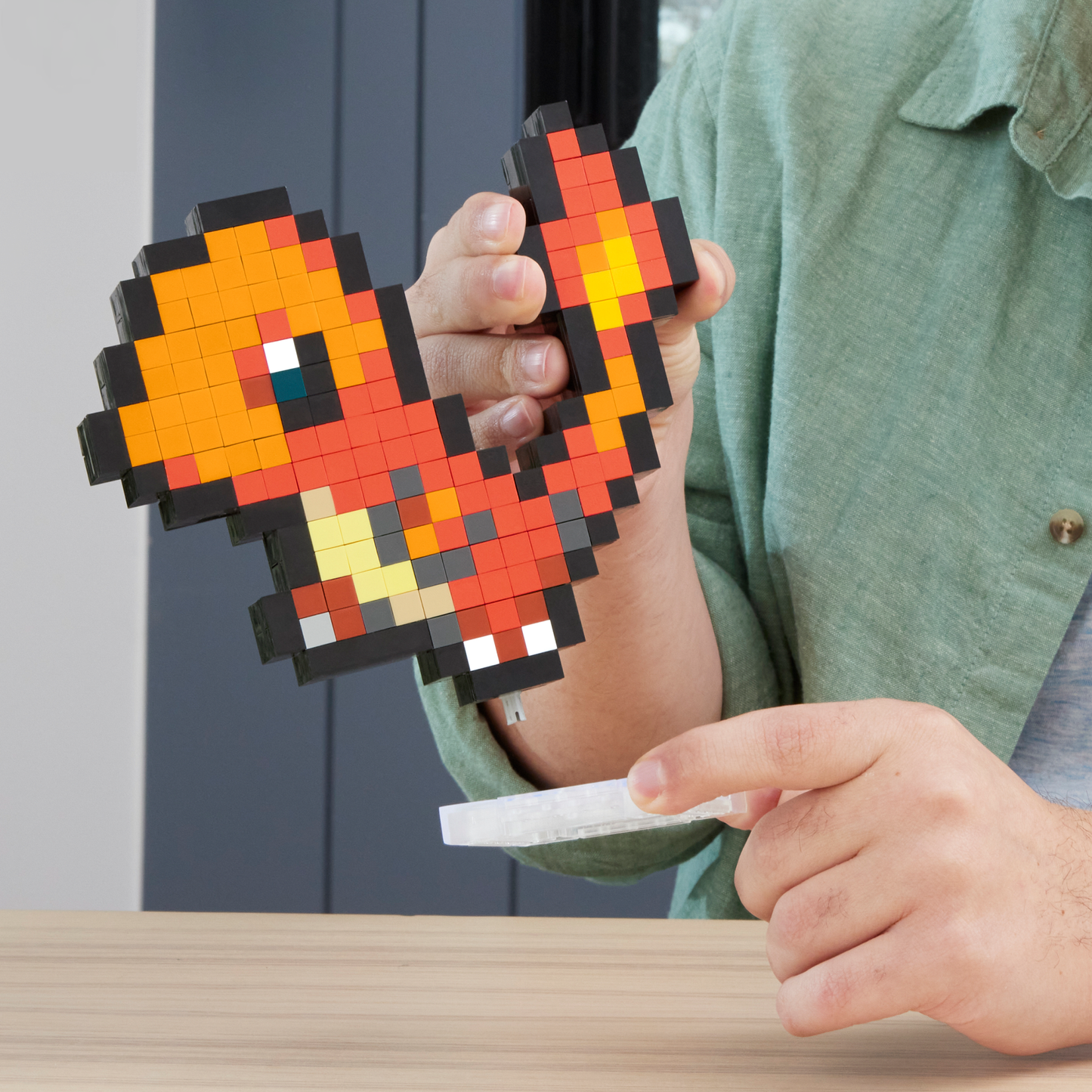 Mega  Pok¨¦mon  Coffret de Construction  Salam¨¨che (349 Pces), R¨¦tro