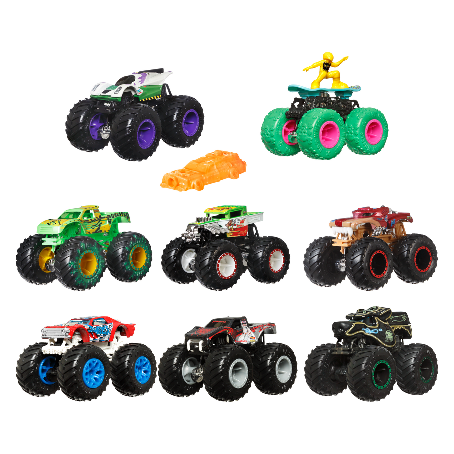 Hot Wheels Monster Trucks Ve¨ªculo de Brinquedo Carro Surpresa Escala 1:64
