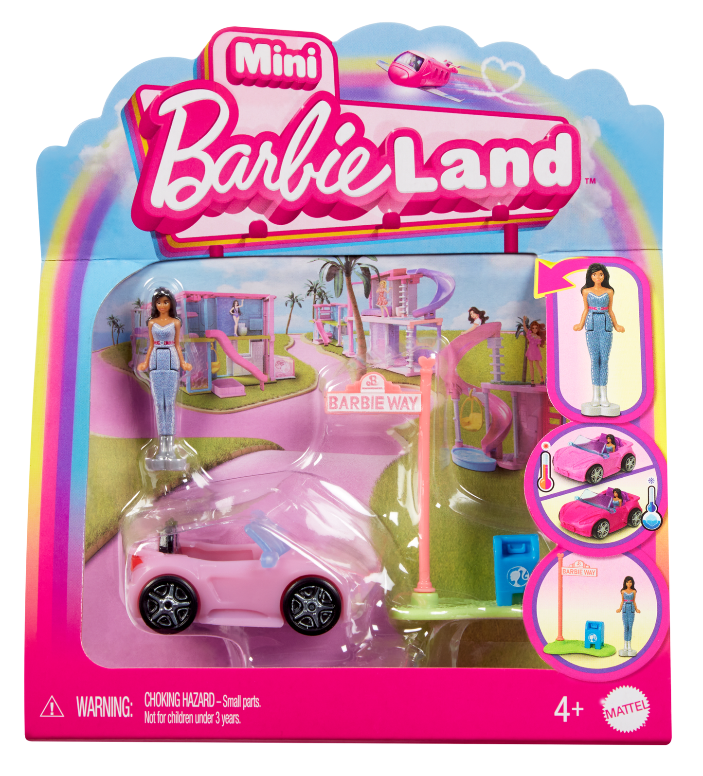 Barbie-D¨¦capotable Mini-Barbieland-Coffret V¨¦hicule et Poup¨¦e
